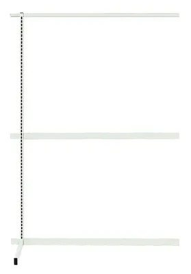 Quantum WS70-SS48ADHC Single-Sided Partition Wall Add-On Unit, 48"W x 26"D x 70"H, Oyster White