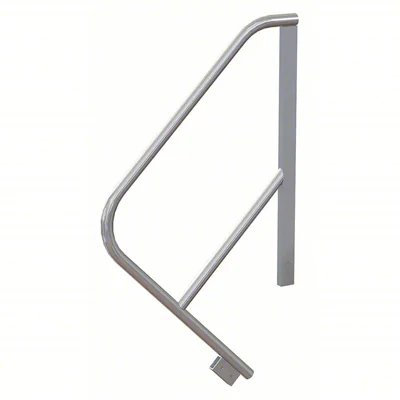 Tri-Arc MPASHR4 Tri-Arc Ladder Handrail: 32 In Overall Height, For Use With Mfr. No. MPASHR4, Aluminum