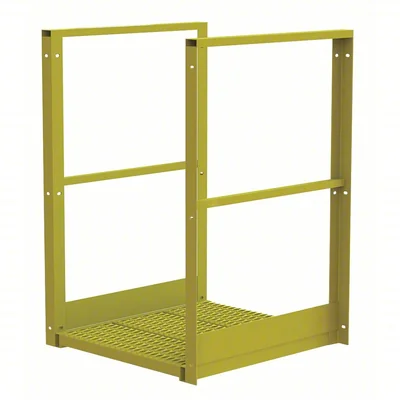 Tri-Arc Work Platform, 30" bridge span, 1,000 lb capacity, perforated tread