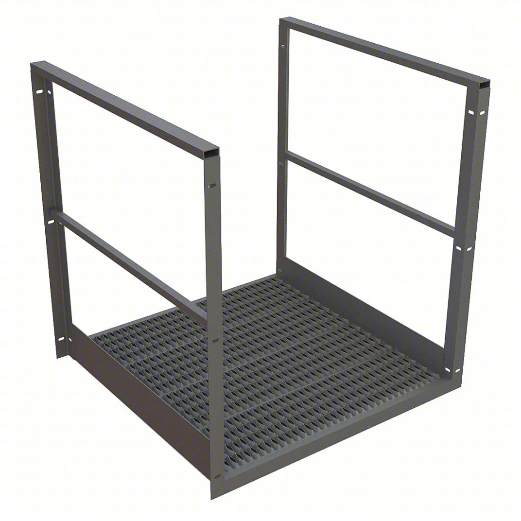 Tri-Arc URTSB36 Tri-Arc Bridge Span: 36 in Overall Height, Serrated, 40 in Platform Lg, 38 in Platform Wide, Aluminum