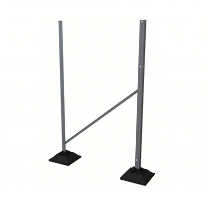 Tri-Arc URTSL50 Tri-Arc Support Leg: 50 in Overall Height, 36 in Overall Wide, 500 lb Load Capacity, Aluminum