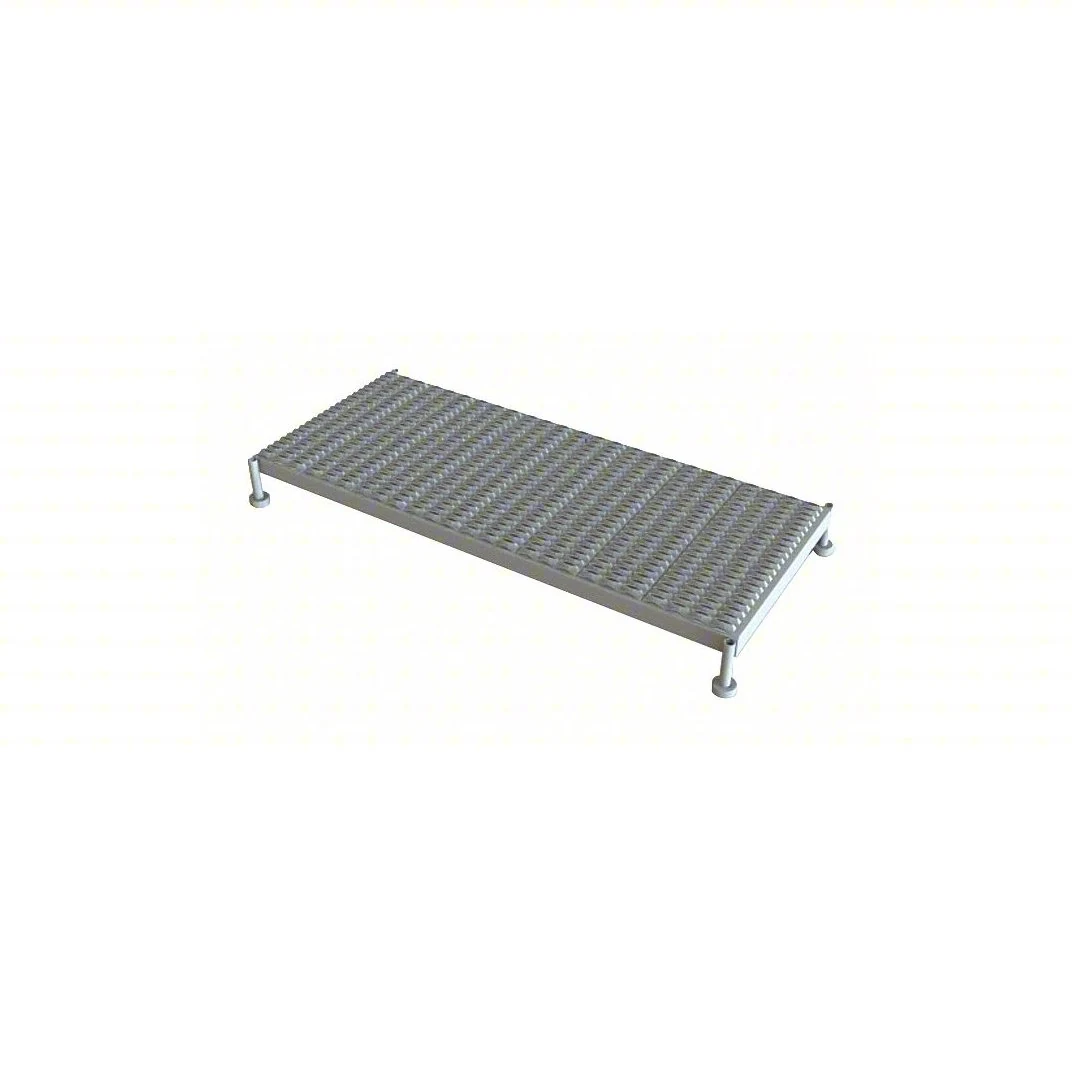 Tri-Arc Welded 1-Step Rolling Ladder, 59" base, 59" top step, 24" wide steps, 24" wide platform, 800 lb capacity, serrated tread