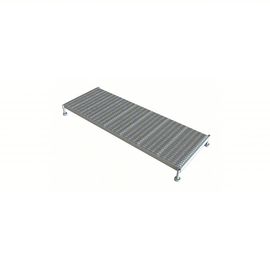 Tri-Arc Welded 1-Step Rolling Ladder, 71" base, 71" top step, 24" wide steps, 24" wide platform, 800 lb capacity, serrated tread