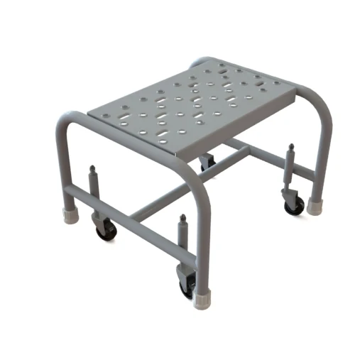Tri-Arc Welded 1-Step Work Platform, 19" base, 16" wide steps, 450 lb capacity