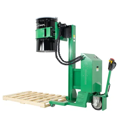 Drum Lift & Rotator Fully Powered F80146A9, 1,000 lb. Capacity