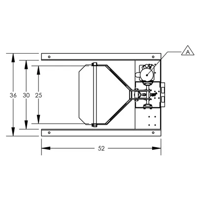 Drum Dumper F80160A0, 1,500 lb. Capacity