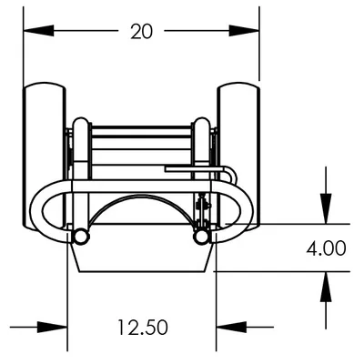 Hand Truck F81303A9, 600 lb. Capacity