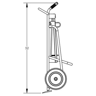 Drum Hand Truck F81600A9L, 1,000 lb. Capacity