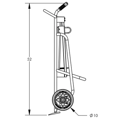 Drum Hand Truck F81735A7P, 1,000 lb. Capacity