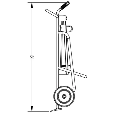 Drum Hand Truck F81895A3C, 1,000 lb. Capacity