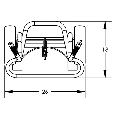 Drum Hand Truck F81925A7L, 1,000 lb. Capacity