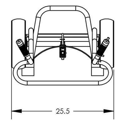 Drum Hand Truck F82025A4L, 1,000 lb. Capacity