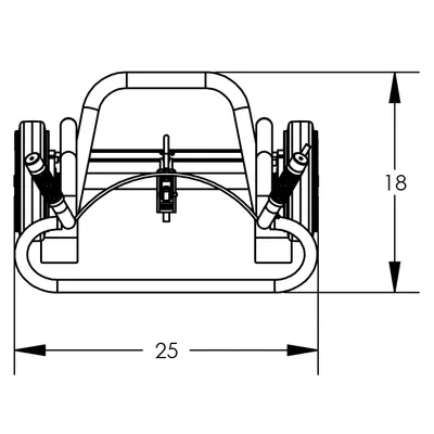 Drum Hand Truck F82050A2P, 1,000 lb. Capacity