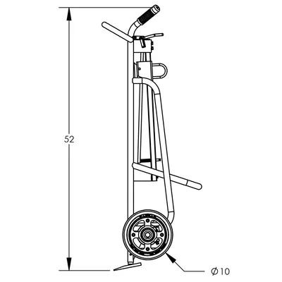 Drum Hand Truck F82150A1C, 1,000 lb. Capacity