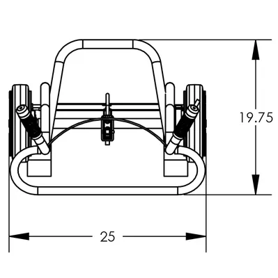 Drum Hand Truck F82150A1L, 1,000 lb. Capacity