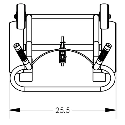 Drum Hand Truck F82175A2C, 1,000 lb. Capacity