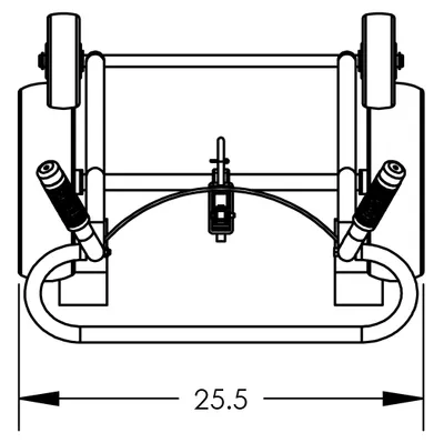 Drum Hand Truck F82375A0C, 1,000 lb. Capacity