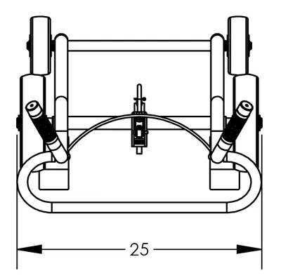 Drum Hand Truck F82645A4, 1,000 lb. Capacity