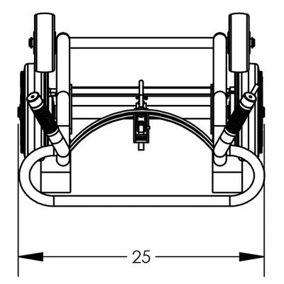 Drum Hand Truck F83210A7C, 1,000 lb. Capacity