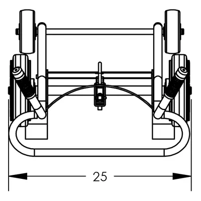 Drum Hand Truck F83450A6L, 1,000 lb. Capacity