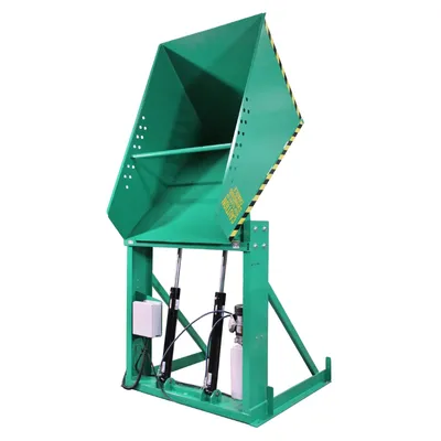 Box Dumper F89035, 4,000 lb. Capacity Front Side View