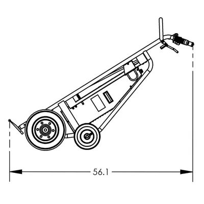 Drum Hand Truck F89484L, 800 lb. Capacity BP #3