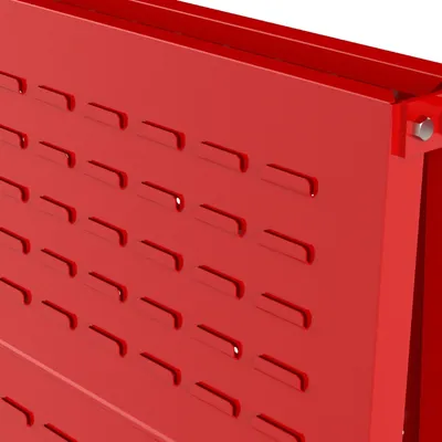 Valley Craft Red A-Frame Bin Cart 48”x30”x62” 1,000 lbs. Top Corner