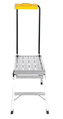 Vestil AFSP-2-TT Aluminum Folding Step Platform with Tray 4