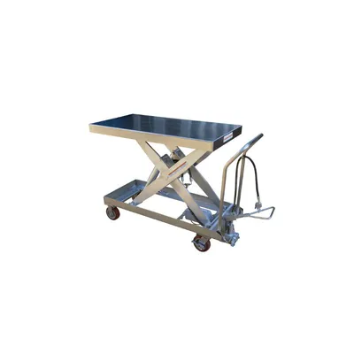 Vestil AIR-1750 pneumatic lift table shown from an alternate angle