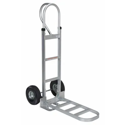 Vestil APHT-500A Aluminum P Handle Truck with Pneumatic Wheels