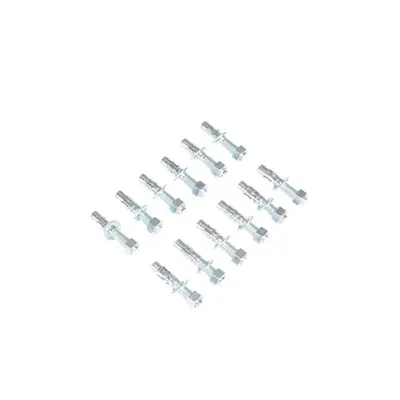 Vestil AS-344-12PK Steel Concrete Sleeve Anchor Bolts (1)