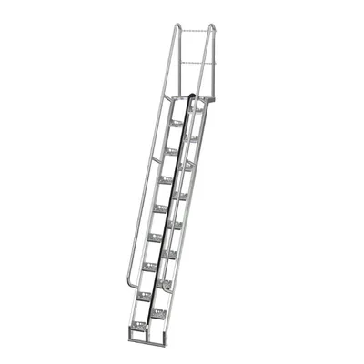 Vestil ATS-11-68-HDG Galvanized Alternate Tread Stair