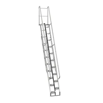 Vestil ATS-13-68-HDG Galvanized Alternate Tread Stair