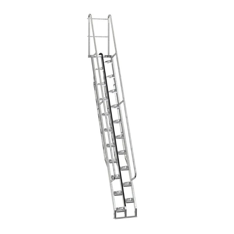 Vestil ATS-13-68-HDG Galvanized Alternate Tread Stair