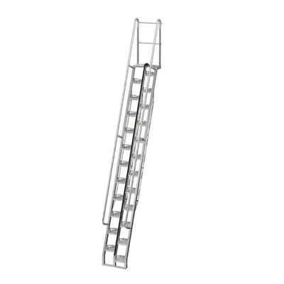 Vestil ATS-14-68-HDG Galvanized Alternate Tread Stair