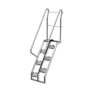 Vestil ATS-4-56-HDG Galvanized Alternate Tread Stair