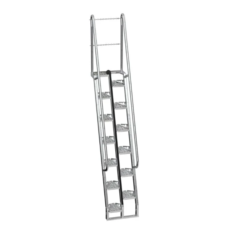 Vestil ATS-8-68-HDG Galvanized Alternate Tread Stair