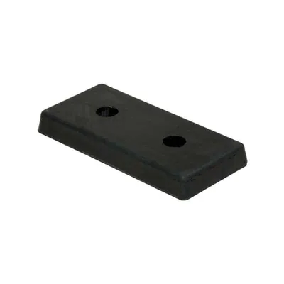 Vestil B-818 Rubber Rectangle Molded Bumper