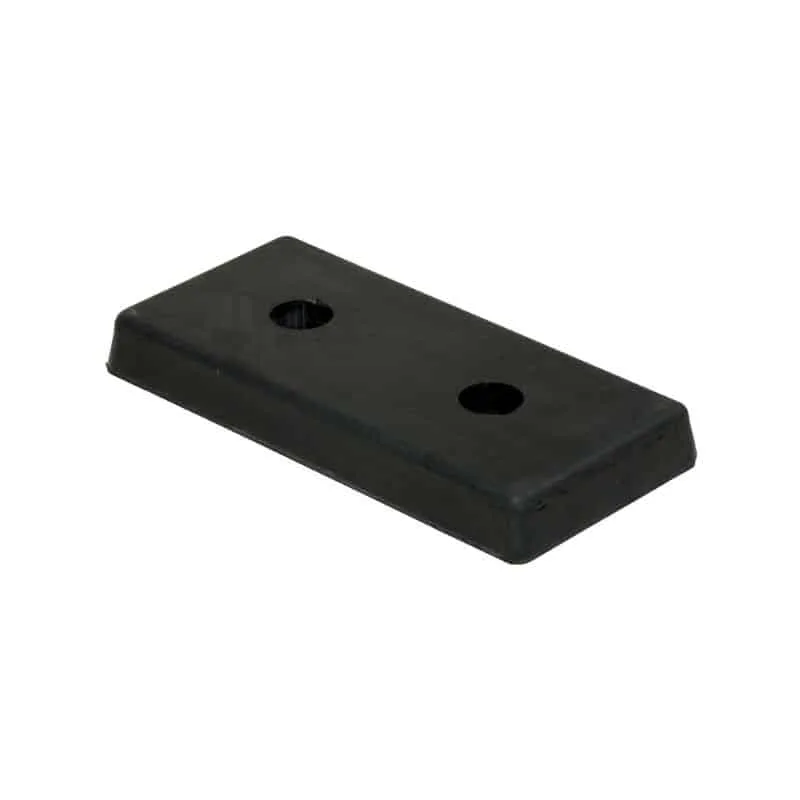 Vestil B-818 Rubber Rectangle Molded Bumper