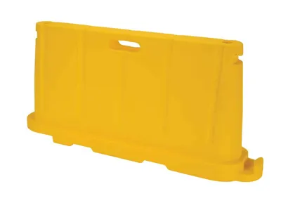 Vestil BCD-7636-YL Polyethylene Stackable Barricade 2