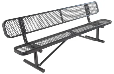 Vestil BEN-MX-96-BK Steel Bench 1