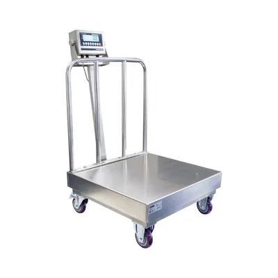Vestil BS-915SSBW-2424-500 Stainless Steel Portable Bench Scale