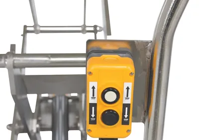 Vestil CART-1000D-DC-SS Stainless Steel 12V DC Double Cart 8