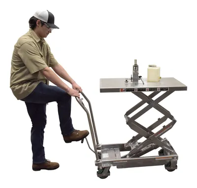 Vestil CART-600-D-SS2 shown from an alternate angle
