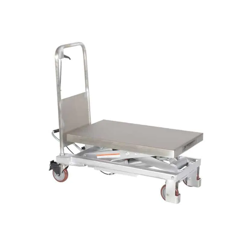 Vestil CART-750-PSS Partially Stainless Steel Hydraulic Elevating Cart