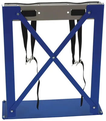 Vestil CB-S-2S Cylinder Bracket Stand 2 Cylinder Capacity Blue 4