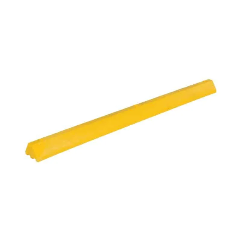 Vestil CS-S72-Y Recycled Plastic Car Stop