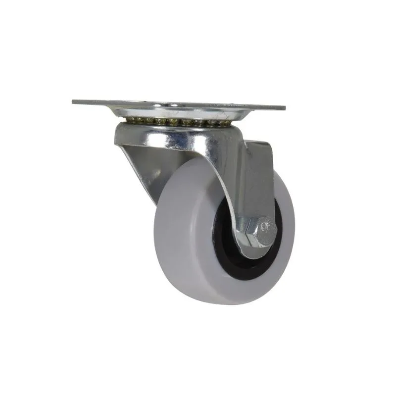 Vestil CST-B23-2X1TPR-S Thermoplastic Rubber Swivel Caster