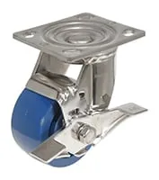 Vestil CST-F-SS-4X2SP-SWB caster wheel shown from an alternate angle