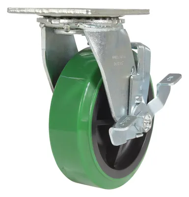 Vestil CST-F34-6X2DT-SWB caster wheel shown from an alternate angle